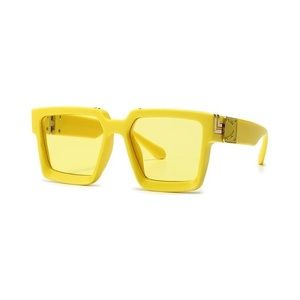 Mustard Yellow Luxury Thick Frames